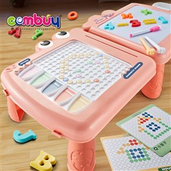 KB118459 - Cartoon crocodile Educational Portable Drawing Set Double Sided Writing Board Toys