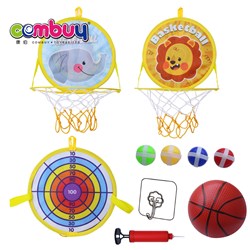 KB121860 - Cartoon Indoor Sport Game Throwing Balls Hanging Basketball Board Toys