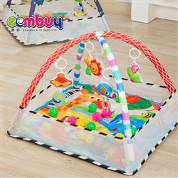 KB124958-KB124960 - Toddler square Crawling Sitting Soft Toys Baby Cotton Blanket with 18pcs Balls