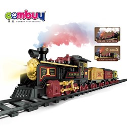 KB125172-KB125175 - Lighting Musical Steam Sliding Classic Electric Track Train Toys