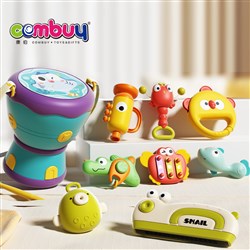 KB125871-KB125876 - Cartoon Animals Storage Drum Set Children Playing Music Instrument Toys