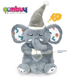 KB127650 - Toddler Musical Sound Lighting Appease Baby Soothing Plush Elephant Toys