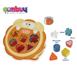KB127660 - Enlightenment Cute lion Shaped Storage Box Music Geometric Match Toys