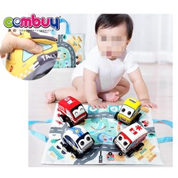KB216651-KB216653 - Toddler playing storage bag pull back soft sponge baby return cloth car toy with maps