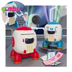 KB216855 - Fingerprint password unlock automatic induction saving money box toys rocket piggy bank