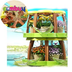 KB310800-KB310801 - Educational ecological plantation swimming fish grow flower kids planting toy