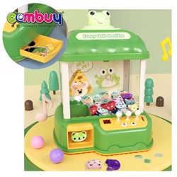 KB310870 - Home frog catch doll game music electric claw machine small